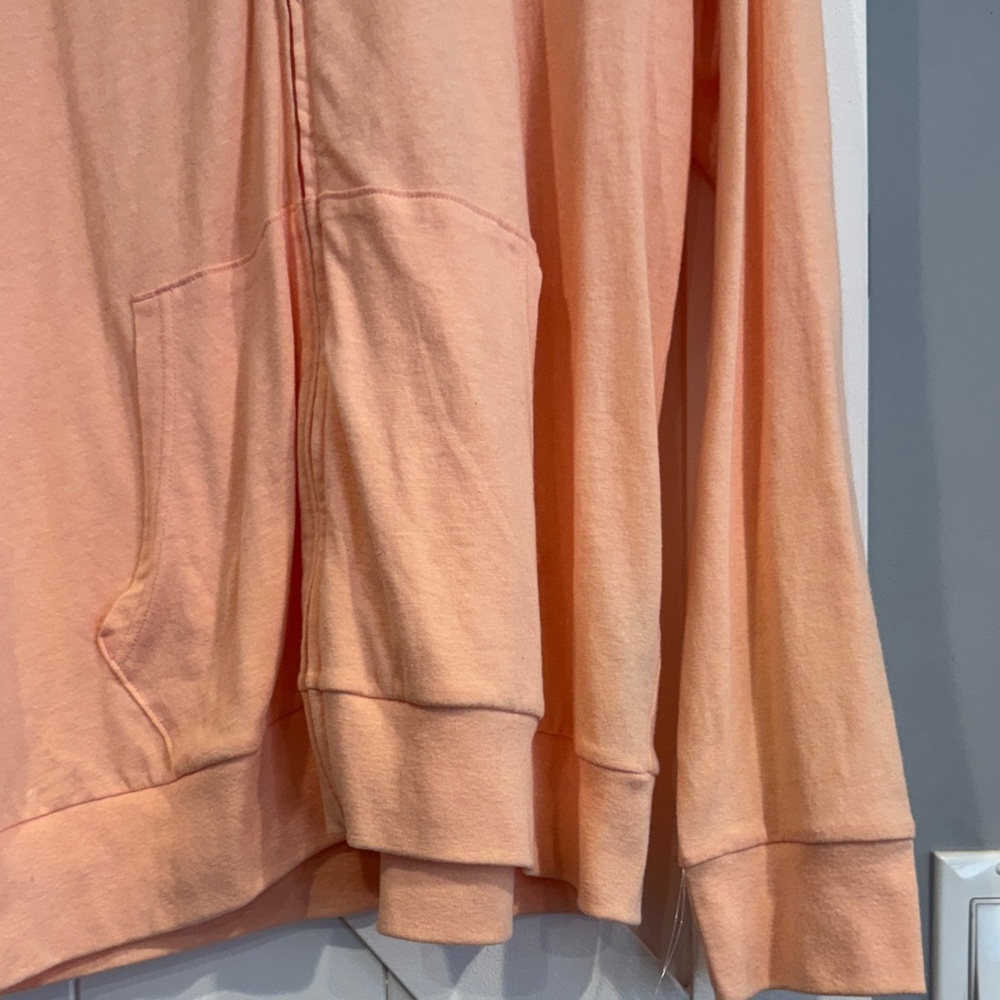 NWT Old Navy Peach Hoodie Zip Jacket sz XL - Picture 5 of 6